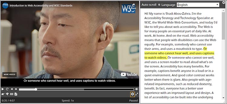 ADA Compliant Transcript